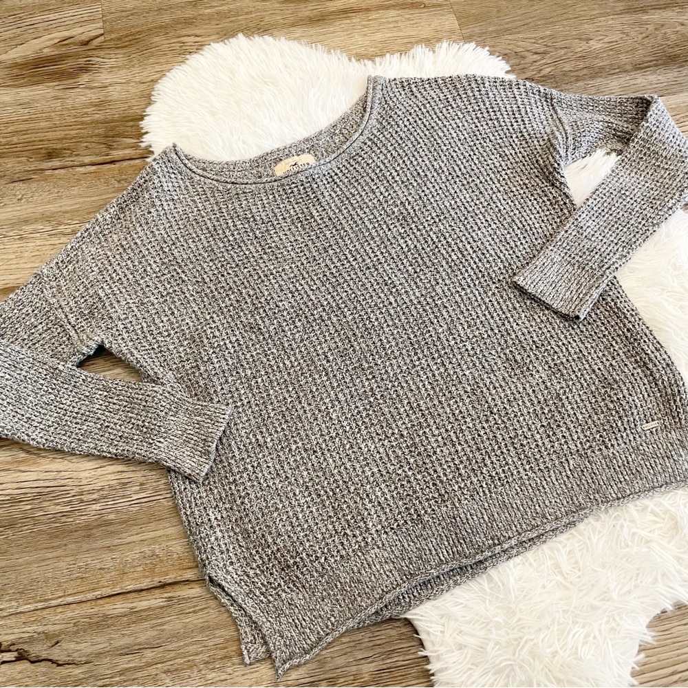 Hollister Waffle Knit Women's Sweater Fall Autumn Small Rory Gilmore